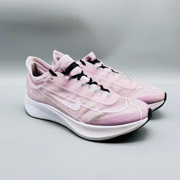Nike Shoes Womens 8.5 Pink Zoom Fly SP Translucent Running Trainer Sneakers - Picture 2 of 11